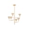 Hudson Valley Lighting Alora 32 in. Chandelier Vintage Gold Leaf/Gilded Ivory 1286-VGL/GLI - alternate 2