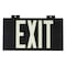 Brady WALL MOUNTED EXIT SIGN BLACK 37851B - alternate 1
