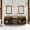 James Martin Vanities Bellshire 96" Dual Vanity Set with 24" Make-Up Counter, Honey Oak w/3 cm Siberian Silestone Top 660-VMC96-HNO-3SFR - alternate 2