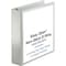Business Source Ring Binder, White, Clear Sleeve BSN26959 - alternate 1