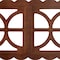 Baxton Studio Nansen Wood Headboard with Scalloped Frame, Queen, Walnut 265-14467-ZORO - alternate 5