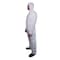 Vguard Microporous Coverall, 60gsm, White, Hood, Elastic Wrists & Ankles, 1ea/bg, L, 25PK BC29B13 - alternate 3