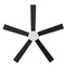 Afx Maddox - 52in 5 Blade LED Ceiling Fan - Black Finish MDXN525LACBKBK-WS - alternate 5