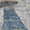 Homeroots 9' X 12' Blue Gray And Charcoal Abstract Washable Indoor Outdoor Area Rug 587576 - alternate 4