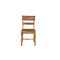 Homeroots Set of Two Brown Solid Wood Ladder Back Dining Side Chairs, 2PK 661264 - alternate 1