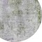 Homeroots 8' Olive Green And Gray Round Abstract Washable Indoor Outdoor Area Rug 587880 - alternate 3