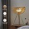 Vidalite Sovev Tripod Table Lamp with Rattan and Opal Glass Shade, Brushed Brass Stand, 19.6 in. Height CE1009210 - alternate 5
