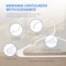 Simple Deluxe Lightweight Plastic Hangers, Space Saving Clothes Hangers w/ Non-Slip Shoulder Notches, White, 30PK HIHANGPLASTW01X30 - alternate 2