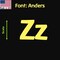 Aacc Self-Adhesive Vinyl Letter: Z, Scale: 0.75 in. Color: Yellow Font: Anders by, 24PK AACC-Anders-UZ-Yellow-I0.75x24 - alternate 1