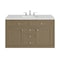 James Martin Vanities Chicago 48'' S Vanity, Walnut Whisper, w/ Ethereal Noctis Silestone Top w/FreePower Wireless Charger 503-V48-WLW-FENC - alternate 5