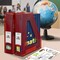 Acrimet Magazine File Holder Vertical Rack, Durable Plastic Desk Organizer, Clear Red, 2PK 277.3 - alternate 3