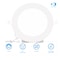 Infibrite 6 In Slim Recessed LED with Night Light 5CCT Selectable White 12 Watt 1050LM Triac Dimmable IB-002-28-12W-WH - alternate 3