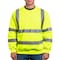 Game Workwear Hi-Vis Crewneck, 100% Spun Polyester Fleece, Hi Vis Lime, M 8310E - alternate 3