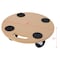 Edendirect Heavy Duty Wood Furniture Dolly with Wheels, 500 lbs Capacity 2pcs 15in Round Platform ED-W46577452 - alternate 3