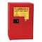 Eagle Mfg Hazardous Material Storage Cabinet, 12 gal, 1 Shelves, Steel, 23 1/4 in W x 35 in H x 18 in D, Red 1925XRED - alternate 1