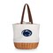 Picnic Time Family Of Brands NCAA Penn State Nittany Lions Coronado Canvas and Willow Basket Tote - Picnic Bag 203-00-187-494-0 - alternate 1