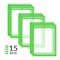 C-Line Products 9" x 12" Green Stitched Neon Shop Ticket Holders, 15/BX 43913 - alternate 1