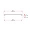 Richelieu Avellino Collection 12 5/8 in (320 mm) Center-to-Center Brushed Nickel Contemporary Cabinet Pull BP527320195 - alternate 5
