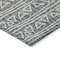 Homeroots 3' X 5' Charcoal Gray And Ivory Geometric Washable Indoor Outdoor Area Rug 583480 - alternate 6