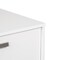 Homeroots 30" White Wood Two Drawers Filing Cabinet 568311 - alternate 2