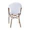 Flash Furniture White/Gray PE Rattan Stacking Paris Chair, 2PK 2-SDA-AD642001-F-WHGY-NAT-GG - alternate 4