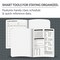 C-Line Products 7-1/2” x 9-3/4" Black Graph Ruled Composition Notebook, 1/EA, 24/BX 22301-CT - alternate 3