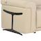 Homeroots Beige Italian Leather Modular L Shaped Eight Piece Corner Sectional With Console 534851 - alternate 5