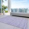 Homeroots 9' X 12' Plum And Purple Striped Washable Indoor Outdoor Area Rug 587954 - alternate 3