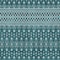 Homeroots 8' X 10' Teal Blue Aqua And Ivory Tribal Washable Indoor Outdoor Area Rug 582593 - alternate 3