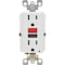Leviton SmartlockPro Self-Test 15A White Residential Grade 5-15R GFCI Outlet R22-GFNT1-0RW - alternate 1