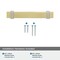 Amerock Overton 3-3/4 in 96 mm Center-to-Center Brushed Gold/Satin Nickel Cabinet Pull BP36681BGLG10 - alternate 3