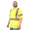 Game Workwear T-Shirt, 100% Spun Birdseye Polyester Microfiber, Hi Vis Lime, M 275R - alternate 2
