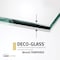 Anzzi Passion Series 24 in. by 70 in. Frameless Hinged shower door in Brushed Nickel with Frosted Glass and Handle SD-AZ8075-01BNF - alternate 5