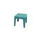 Adams Mfg Co Big Easy Teal 18.9 In. Square Resin Stackable Side Table 258367 - alternate 5