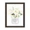 Homeroots Bathroom Flower Ja Black Framed Print Bathroom Wall Art 530066 - alternate 1