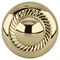 Brixwell Novelty Mushroom Cabinet Knob For Kitchen And Home Hardware 1-1/4 in Dia Polished Brass BXB322035 - alternate 2