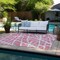 Homeroots 9' X 12' Pink and Ivory Abstract Washable Non Skid Indoor Outdoor Area Rug 559305 - alternate 3