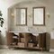 James Martin Vanities Kinnsden 72" Double Vanity, Weathered Oak w/ 3 CM Carrara Marble Top D680-V72-WTO-3CAR - alternate 4