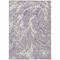 Homeroots 8' X 10' Lavender And Ivory Abstract Washable Indoor Outdoor Area Rug 600105 - alternate 4
