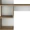 Homeroots 47" White and Brown Wood Computer Desk 403804 - alternate 4