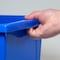 Storex 4 Gallon Storage Bin with Lid, Blue 61412U06C - alternate 4