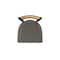 Holland Bar Stool Co Revelle 36in Swivel Extra Tall Bar Stool, Black Wrinkle Finish, Medium Back and Graph Chalice Seat 881 - alternate 4