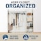 Lifemaster Velvet Non-Slip Hangers, Heavy Duty, 360 Deg Swivel Hook, Space-Saving, Grey, 20PK LMGR22Y - alternate 3