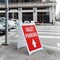 Signmission Valet Parking With Up Arrow, A-Frame & 2 Decals Installed, Heavy-Duty Plastic Frame SBHD-D-2436-Valet Parking With Up Arrow - alternate 4