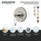 Kingston Brass Single-Handle Six-Way Diverter Valve with Round Trim Kit, Matte Black KS4030PL - alternate 2