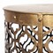 Homeroots Set of Two 20" Gold Round End Table, 2PK 380708 - alternate 3