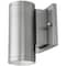 Sunlite 6in. LED Brushed Nickel Outdoor Tubular Wall Sconce Light Fixture, 30K/40K/50K, Dimmable 49204-SU - alternate 1