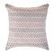 Homeroots Set of Two 18" X 18" Purple Beach Chevron Cotton Zippered Pillow, 2PK 535271 - alternate 1