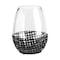 Homeroots 10" Black Woven Metal And Glass Tabletop Hurricane Candle Holder 608408 - alternate 2