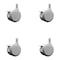 Service Caster 2.375 Inch MRI Safe Casters with Brakes, 7/16 Grip Ring Stem, Set of 4, SCC, 4PK SCC-GR02S60-TPR-GRY-B-71678-MRI-4 - alternate 1